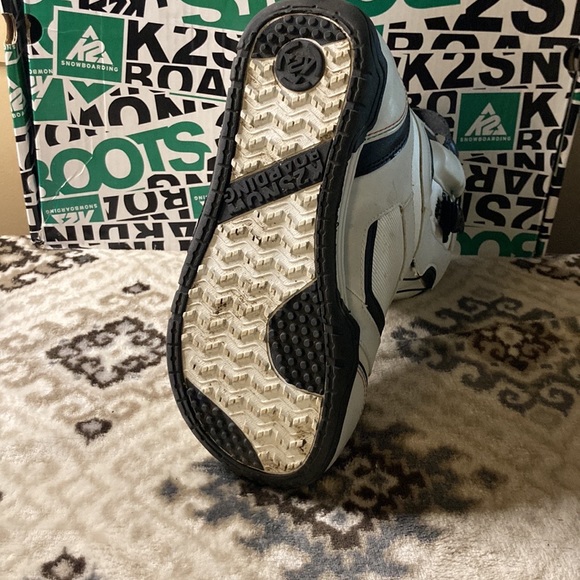 K2 Haymaker Conda white snowboard boots size 7 - Picture 3 of 7